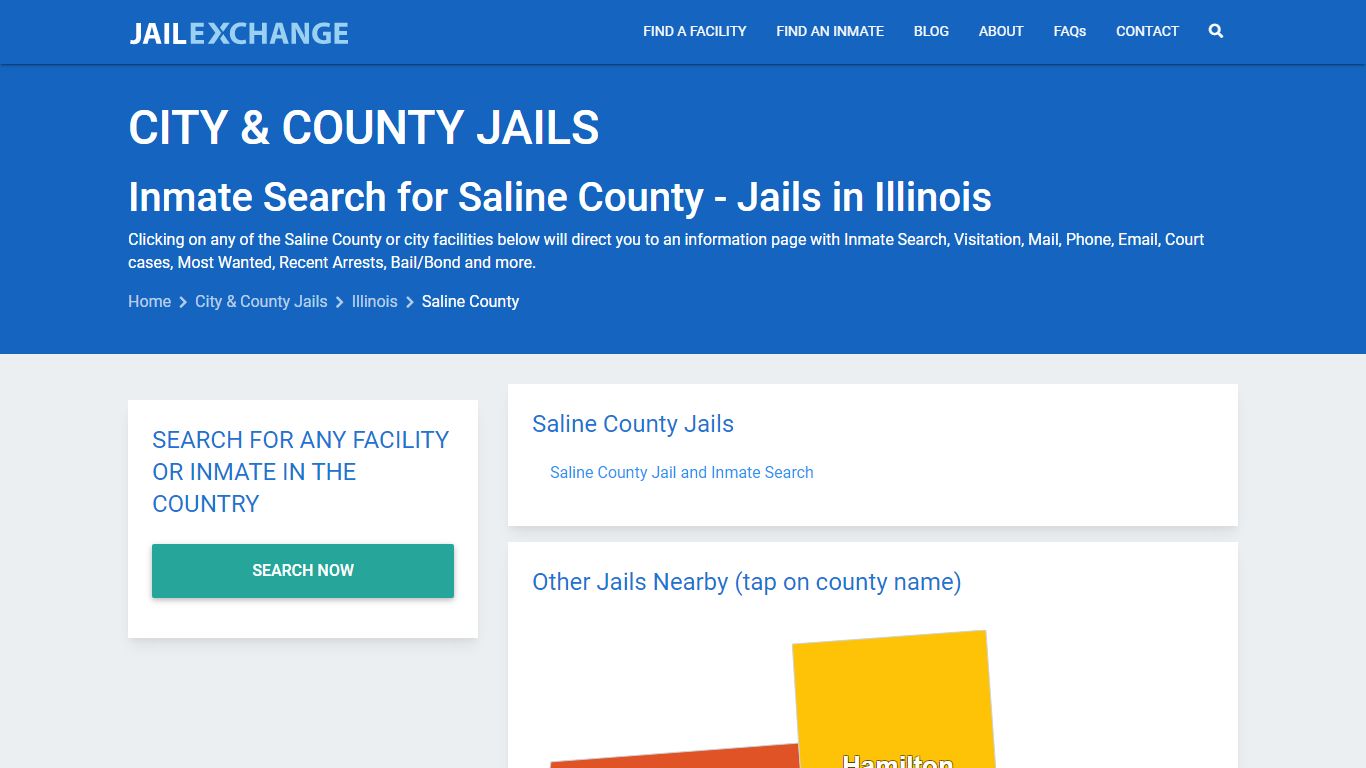 Inmate Search for Saline County | Jails in Illinois - Jail Exchange